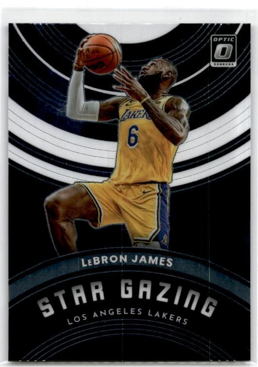 2022-23 Donruss Optic Star Gazing #12 LeBron James Los Angeles Lakers