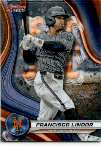 2024 Bowman's Best #42 Francisco Lindor New York Mets