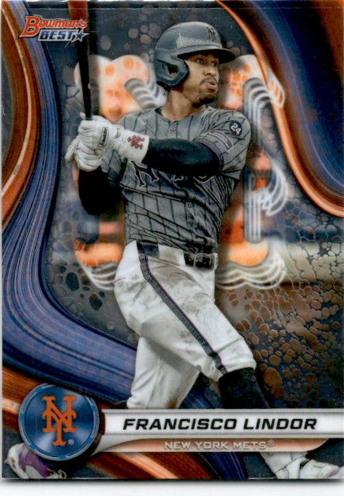 2024 Bowman's Best #42 Francisco Lindor New York Mets