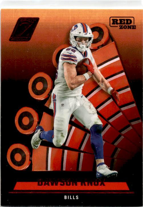 2022 Zenith Red Zone #3 Dawson Knox Buffalo Bills
