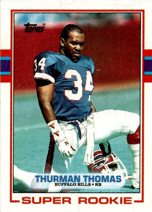 1989 Topps #45 Thurman Thomas Rookie Buffalo Bills