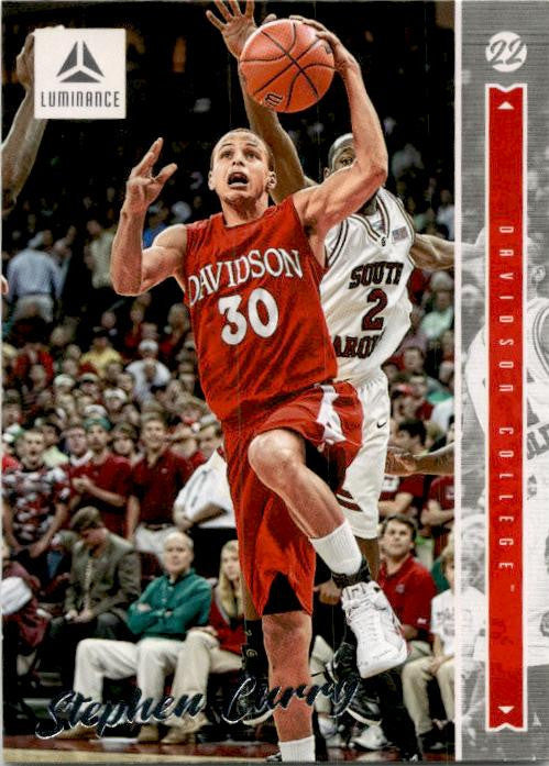 2022 Panini Chronicles Draft Picks Luminance #46 Stephen Curry Davidson Wildcats