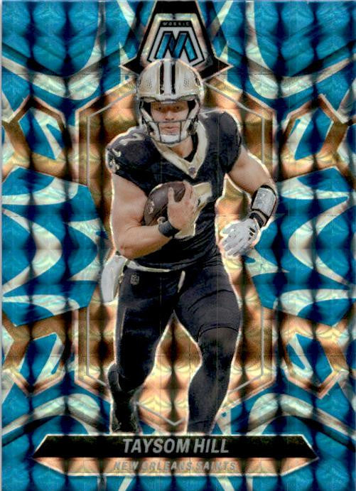 2024 Panini Mosaic Mosaic Reactive Blue #158 Taysom Hill New Orleans Saints