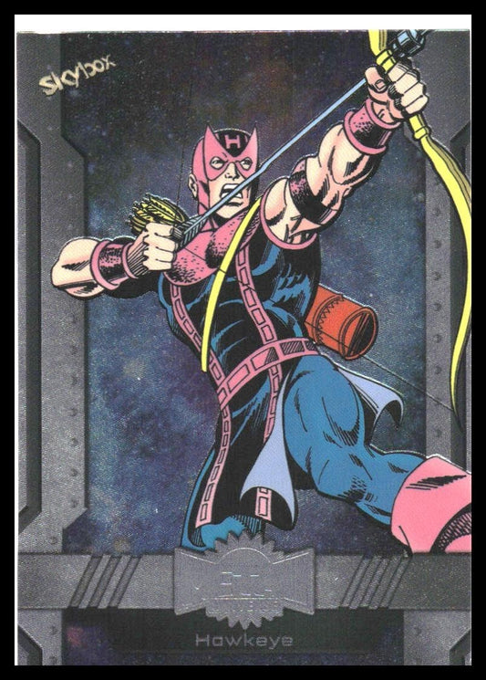 2024 SkyBox Metal Universe Marvel Avengers #94 Hawkeye