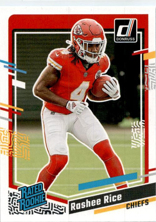 2023 Donruss #350 Rashee Rice Rookie Kansas City Chiefs