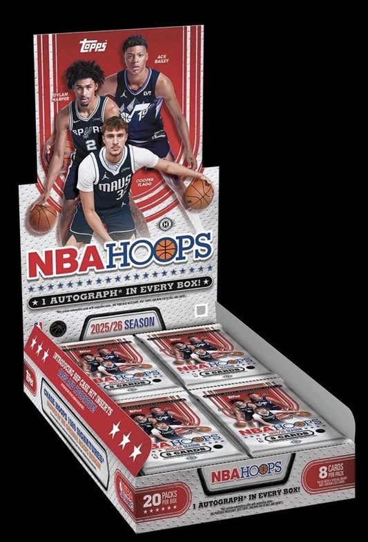 2025-26 Topps NBA Hoops Basketball Hobby Box