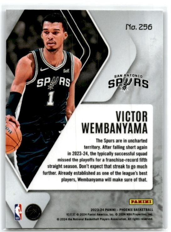 2023-24 Panini Phoenix #256 Victor Wembanyama Rookie San Antonio Spurs