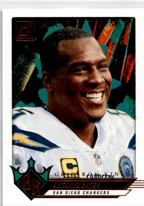 2024 Donruss All-Time Gridiron Kings #11 Antonio Gates San Diego Chargers