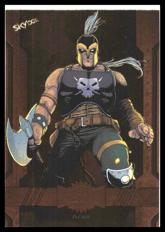 2024 SkyBox Metal Universe Marvel Avengers #169 Ares Copper FX