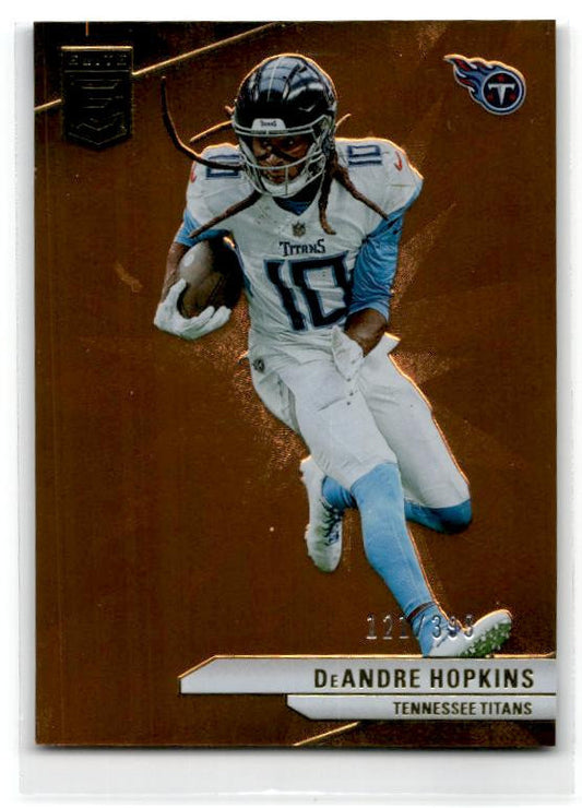 2024 Donruss Elite Orange #22 DeAndre Hopkins #/399 Tennessee Titans