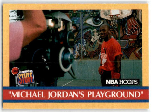 1990-91 Hoops #382 "Michael Jordan's Playground" Chicago Bulls