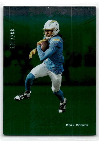 2024 Prestige Green Xtra Points /299 #166 Quentin Johnston