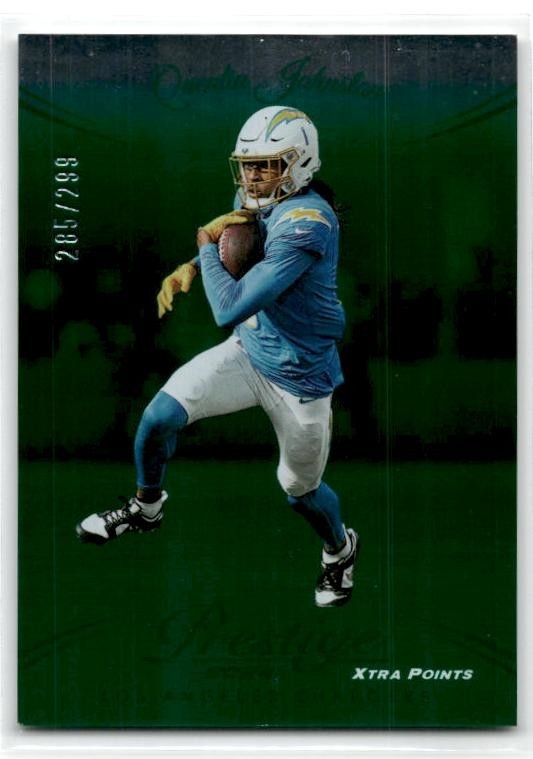 2024 Prestige Green Xtra Points /299 #166 Quentin Johnston