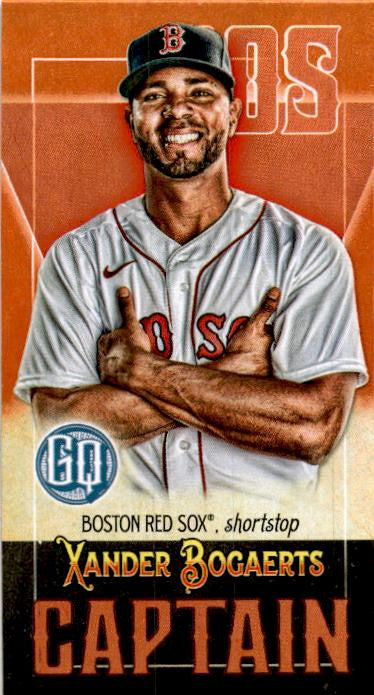 2021 Topps Gypsy Queen Captains Minis #CM-XB Xander Bogaerts Boston Red Sox