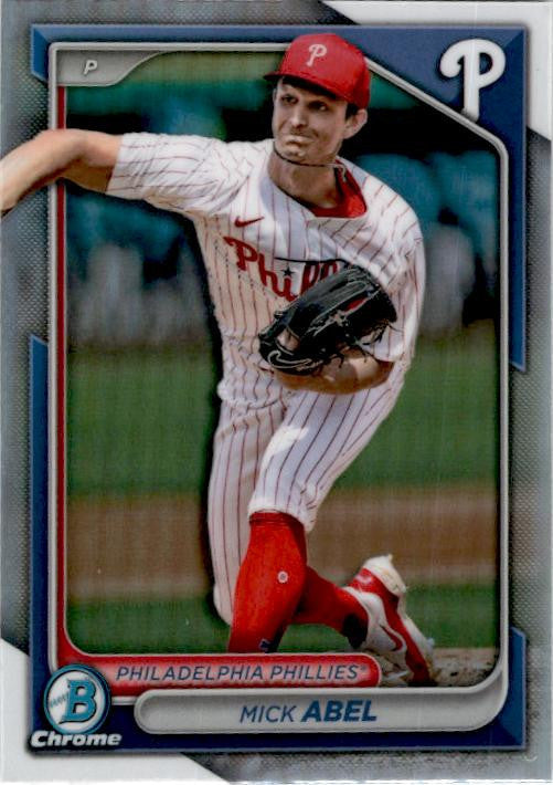 2024 Bowman Draft Refractor #BDC-78 Mick Abel Philadelphia Phillies