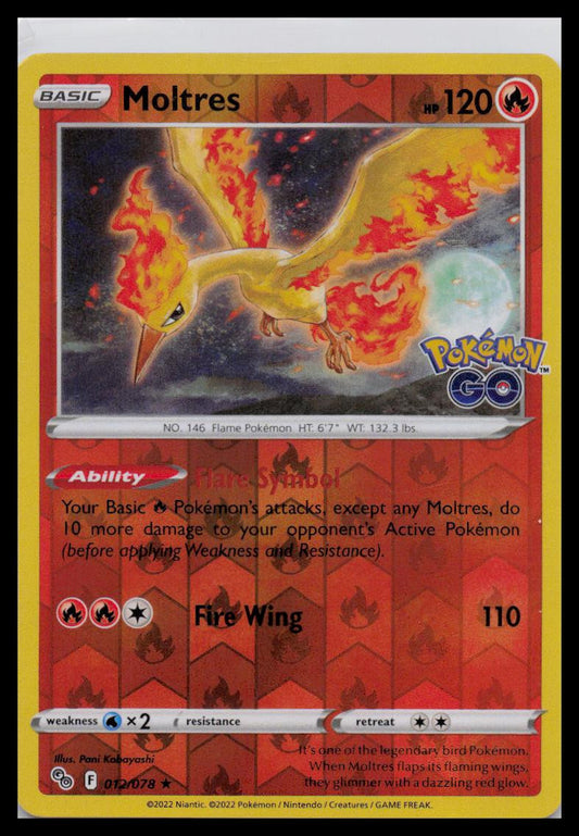 Pokemon GO #012/078 Moltres