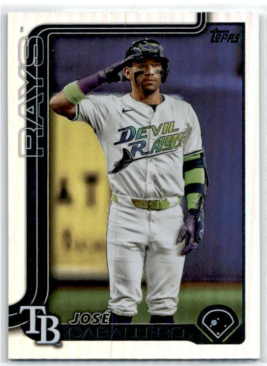 2025 Topps #133 José Caballero Rainbow Foil