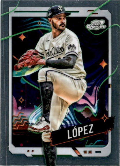 2024 Topps Chrome Cosmic #24 Pablo López Minnesota Twins