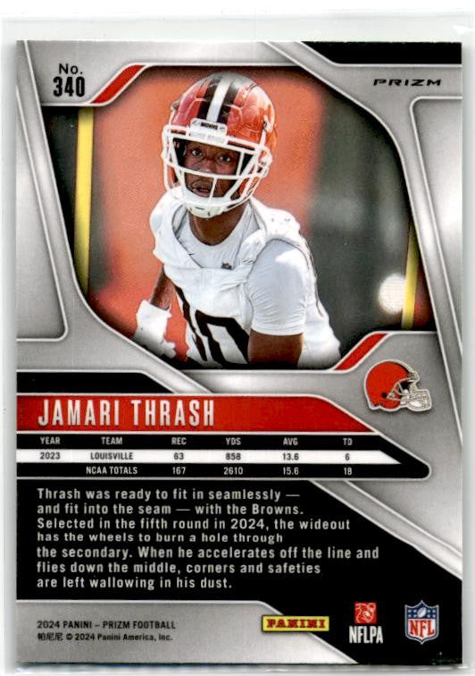 2024 Panini Prizm #340 Jamari Thrash Neon Green Pulsar