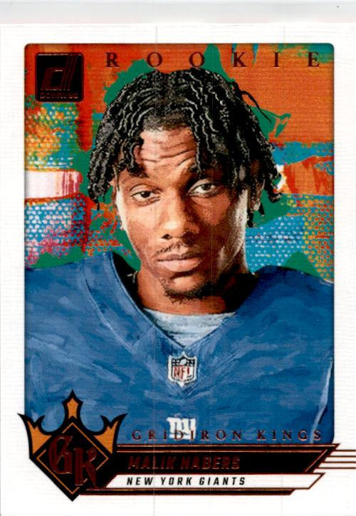 2024 Donruss Rookie Gridiron Kings #11 Malik Nabers New York Giants