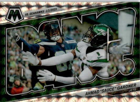 2023 Panini Mosaic Bang! Mosaic #B-AHM Ahmad "Sauce" Gardner New York Jets