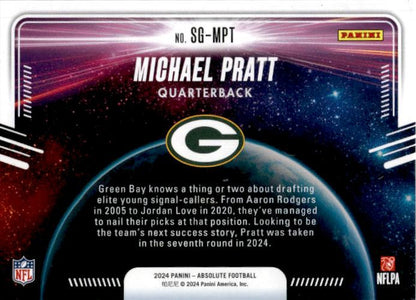 2024 Panini Absolute Star Gazing #SG-MPT Michael Pratt Green Bay Packers