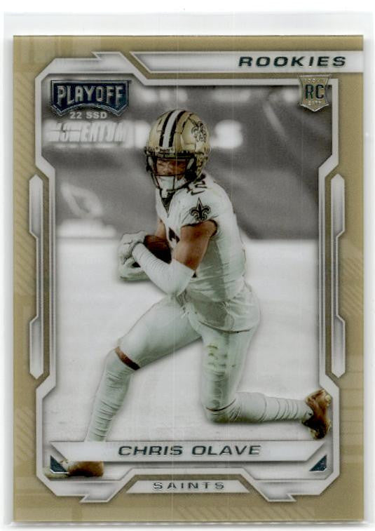 2022 Panini Chronicles Playoff Momentum Rookies #PMR-9 Chris Olave Saints