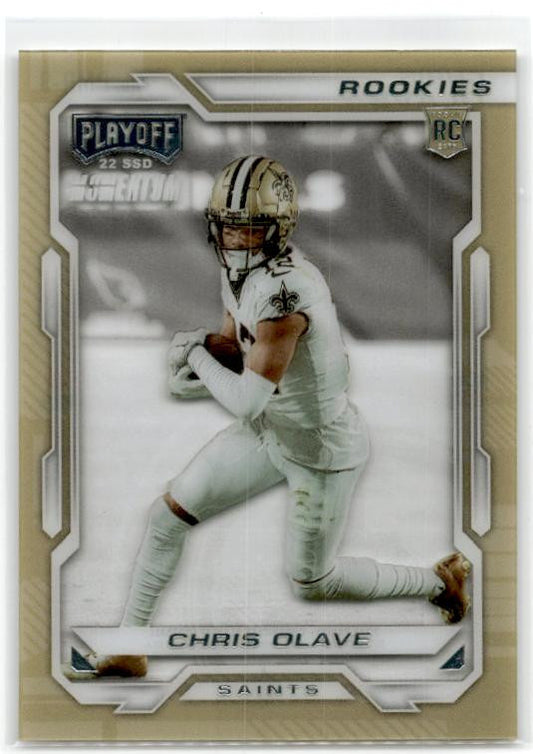 2022 Panini Chronicles Playoff Momentum Rookies #PMR-9 Chris Olave Saints