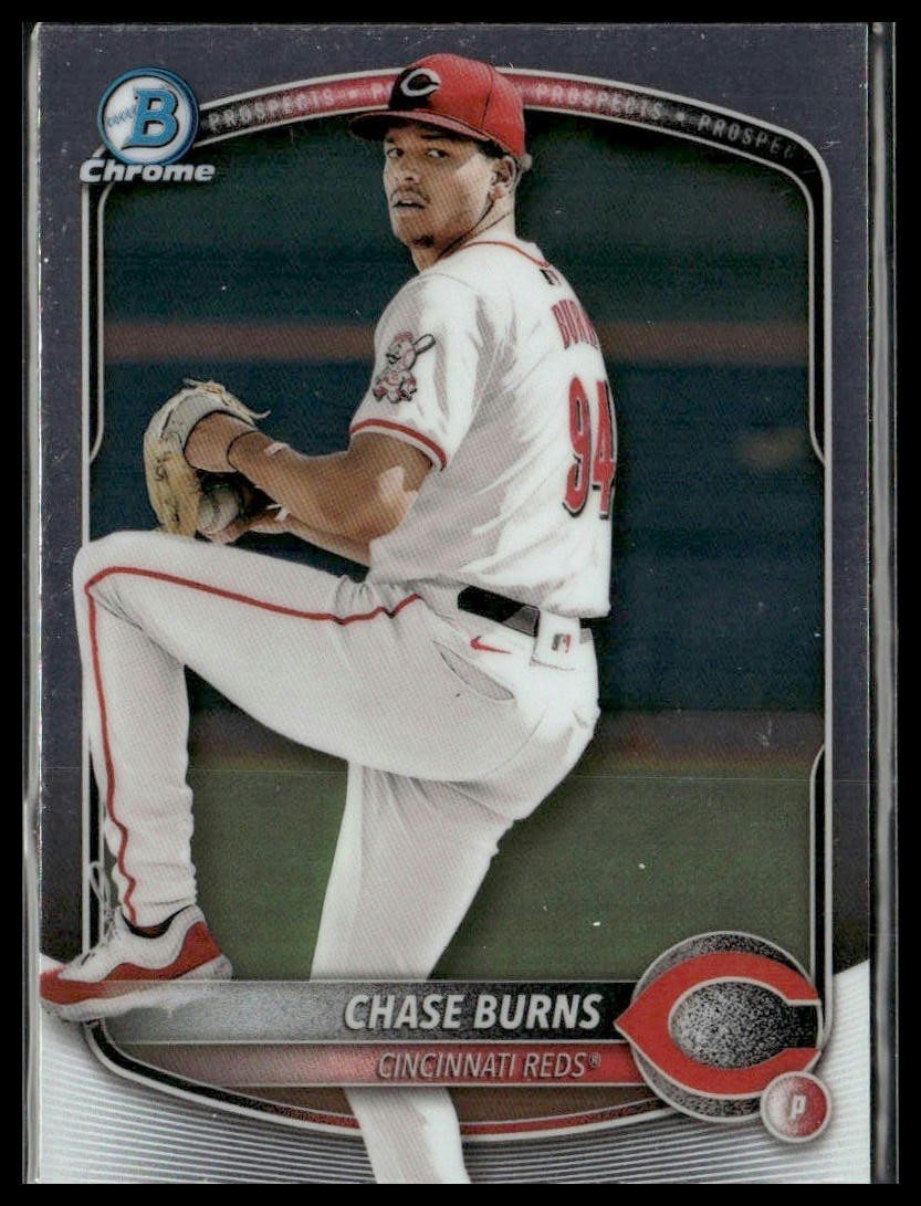 2025 Bowman #BCP-122 Chase Burns Cincinnati Reds
