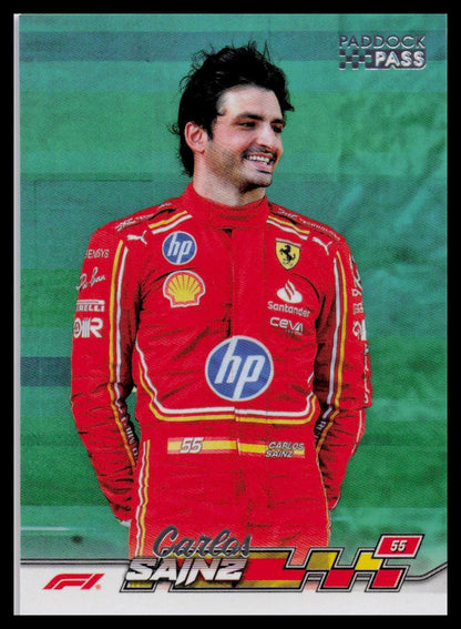 2024 Topps Paddock Pass Formula 1 #4b Carlos Sainz