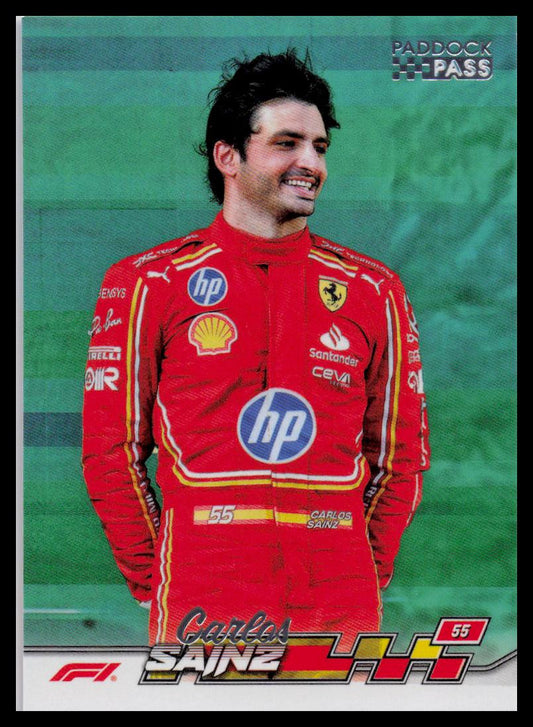 2024 Topps Paddock Pass Formula 1 #4b Carlos Sainz