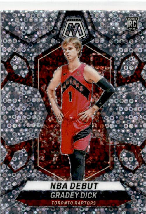 2023-24 Panini Mosaic Fast Break Silver #260 Gradey Dick Toronto Raptors