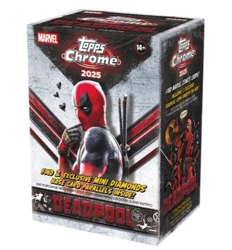 2025 Topps Chrome Marvel Deadpool Blaster Box