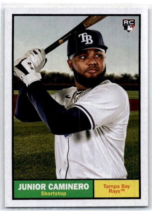 2024 Topps Archives #33 Junior Caminero Rookie Tampa Bay Rays