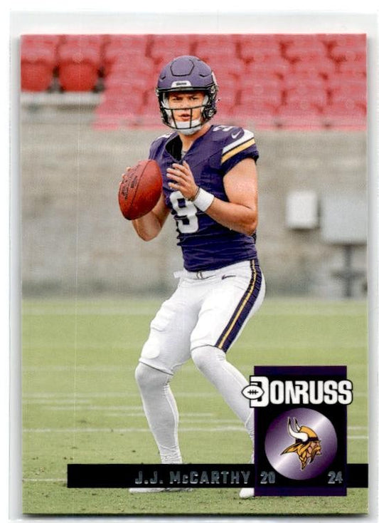 2024 Donruss Retro 1994 #27 J.J. McCarthy Minnesota Vikings