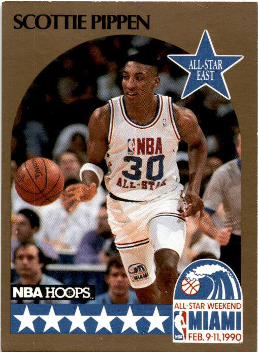 1990-91 Hoops #9 Scottie Pippen Chicago Bulls