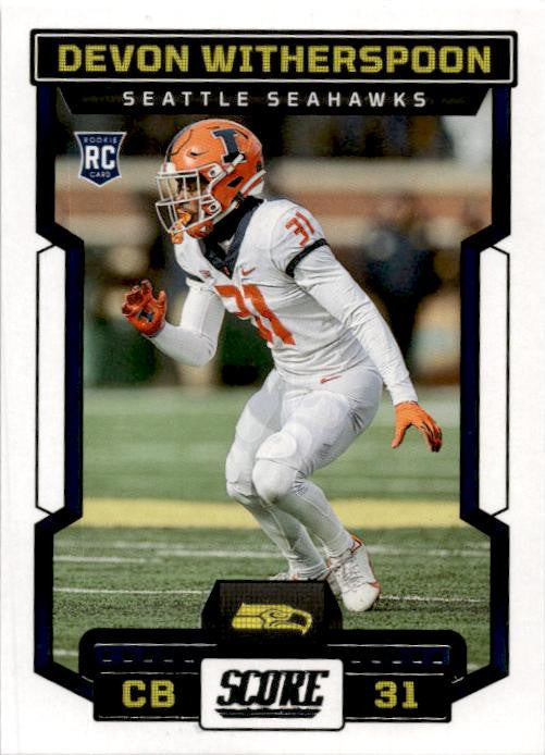 2023 Score #379 Devon Witherspoon Rookie Seattle Seahawks