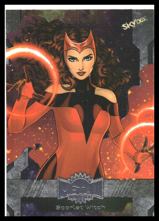 2024 SkyBox Metal Universe Marvel Avengers #21 Scarlet Witch