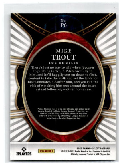 2022 Select #P6 Mike Trout Angles