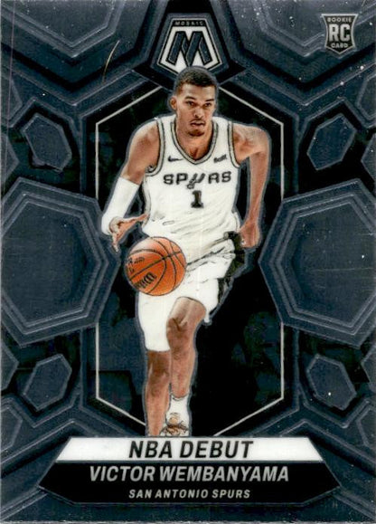 2023-24 Panini Mosaic #257 Victor Wembanyama San Antonio Spurs