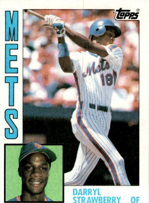1984 Topps #182 Darryl Strawberry Rookie New York Mets