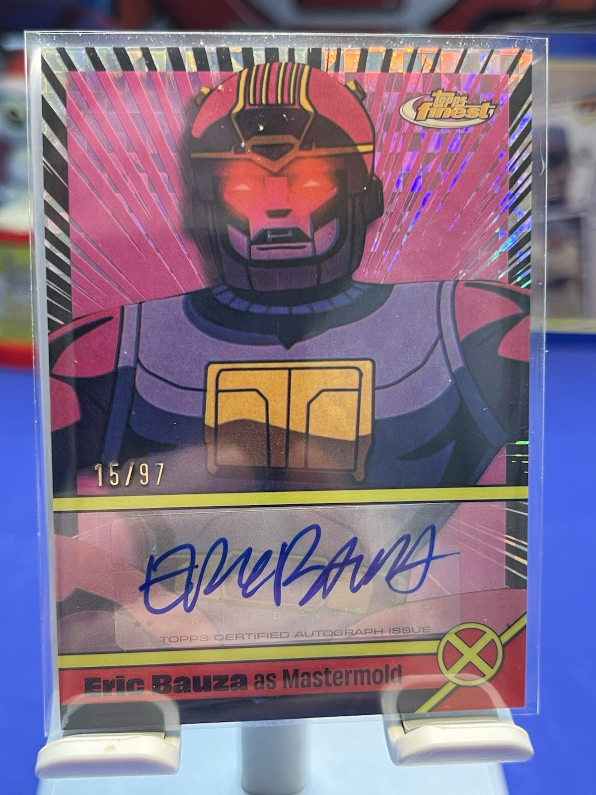 2025 Finest X-Men '97 Eric Bauza as Mastermold Voice Actor Auto X-Fractor /97