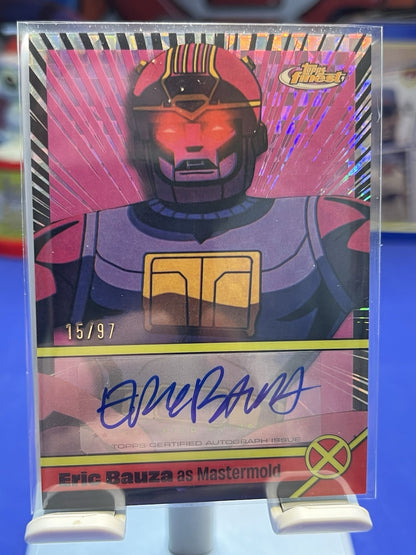 2025 Finest X-Men '97 Eric Bauza as Mastermold Voice Actor Auto X-Fractor /97