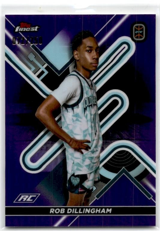 2022-23 Topps Finest OTE Pruple /250 #17 Rob Dillingham