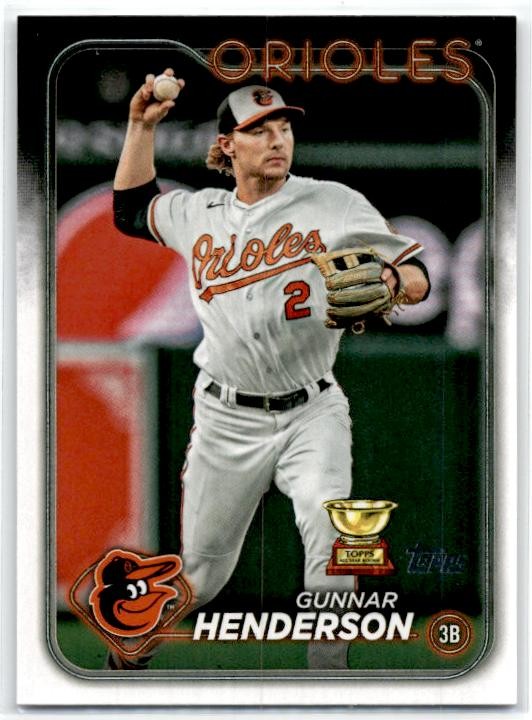 2024 Topps #450 Gunnar Henderson Baltimore Orioles
