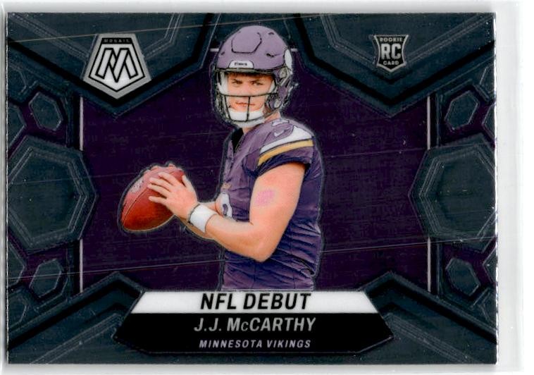 2024 Panini Mosaic #275 J.J. McCarthy Rookie Minnesota Vikings