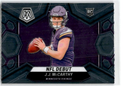 2024 Panini Mosaic #275 J.J. McCarthy Rookie Minnesota Vikings
