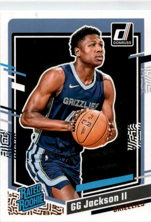 2023-24 Donruss #232 GG Jackson II Rookie Memphis Grizzlies