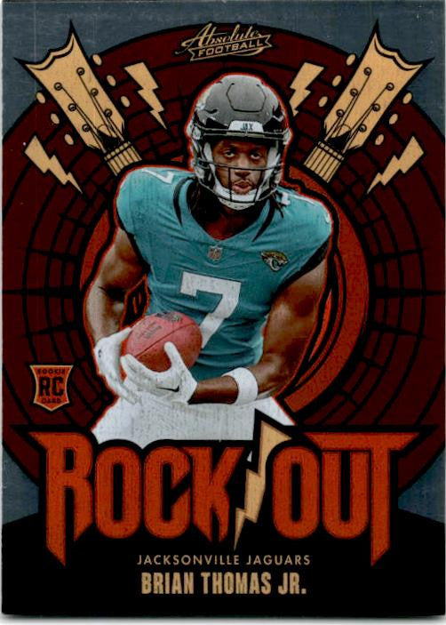 2024 Panini Absolute Rock Out #RO-BTJ Brian Thomas Jr. Jacksonville Jaguars