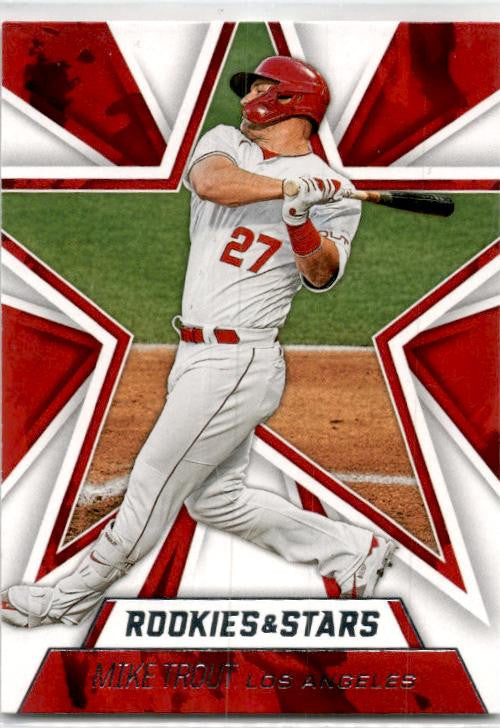 2021 Panini Chronicles Rookies & Stars #10 Mike Trout Los Angeles Angels